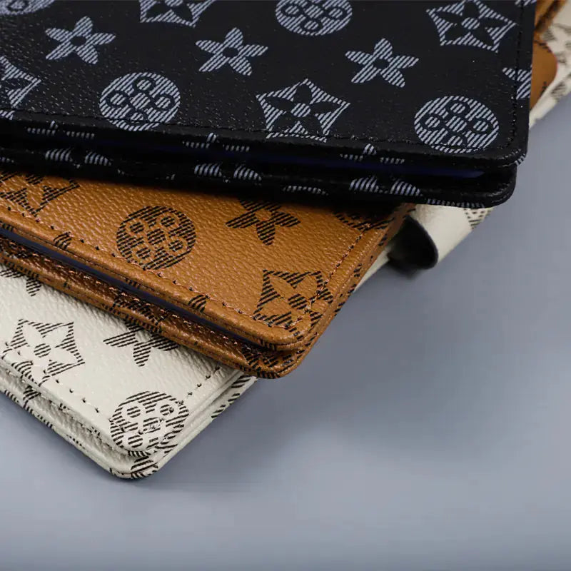 New Leather Textured Bank Document Organizer Wallet Blkhaven