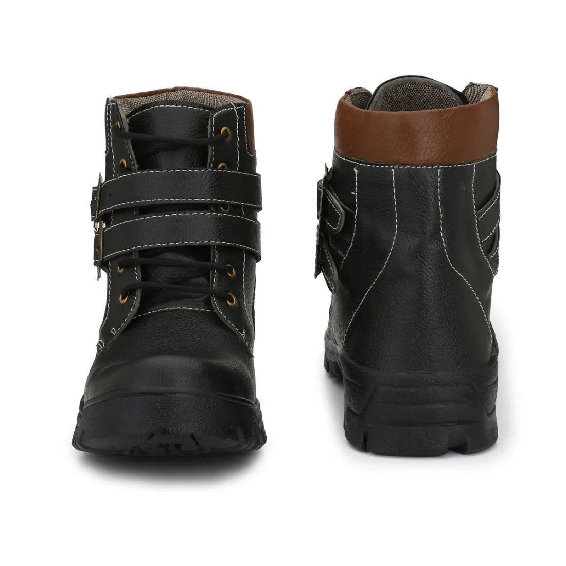 Generic Men Black Color Leatherette Material Ivory Cassiopeia