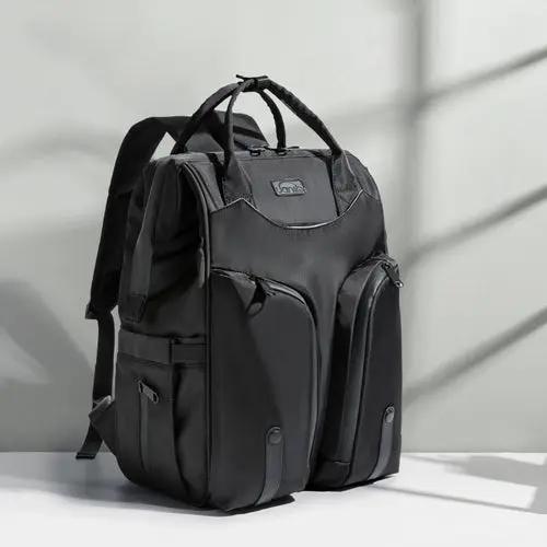 ALLFASHION™ – SmartMom Travel+ Diaper Backpack Carmine Juneberry