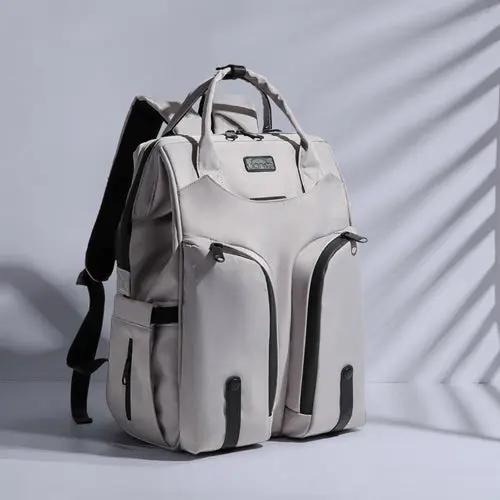 ALLFASHION™ – SmartMom Travel+ Diaper Backpack Carmine Juneberry