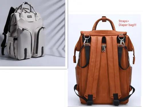 ALLFASHION™ – SmartMom Travel+ Diaper Backpack Carmine Juneberry