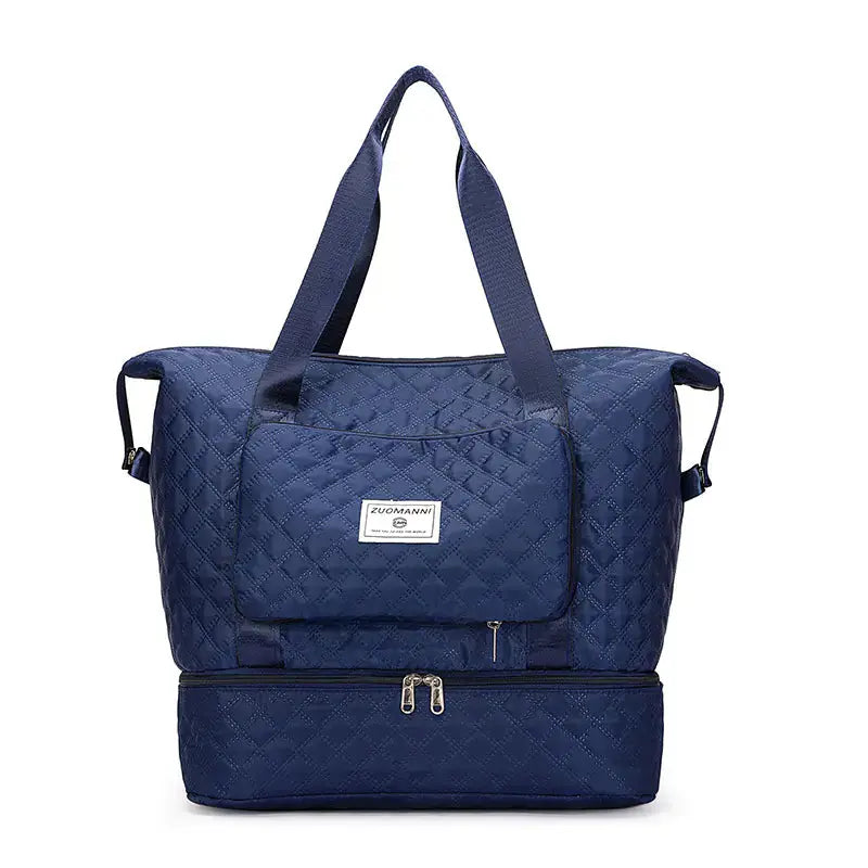 Large Capacity Portable Duffle Bag and Travel Organizer Blkhaven