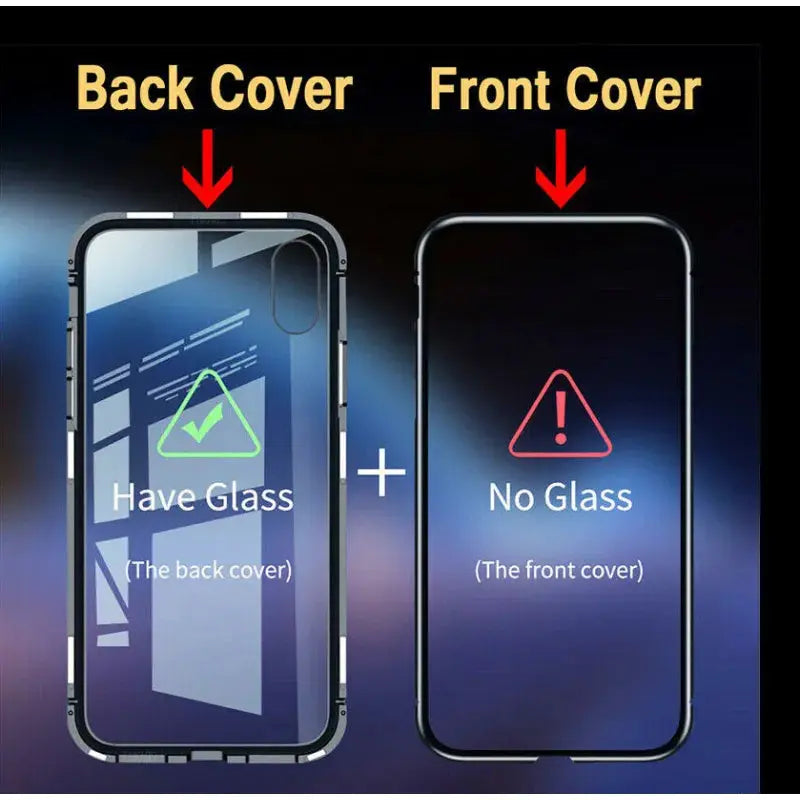 Magnetic Tempered Glass Shell Screen Protector Blkhaven