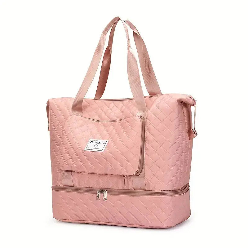 Large Capacity Portable Duffle Bag and Travel Organizer Blkhaven