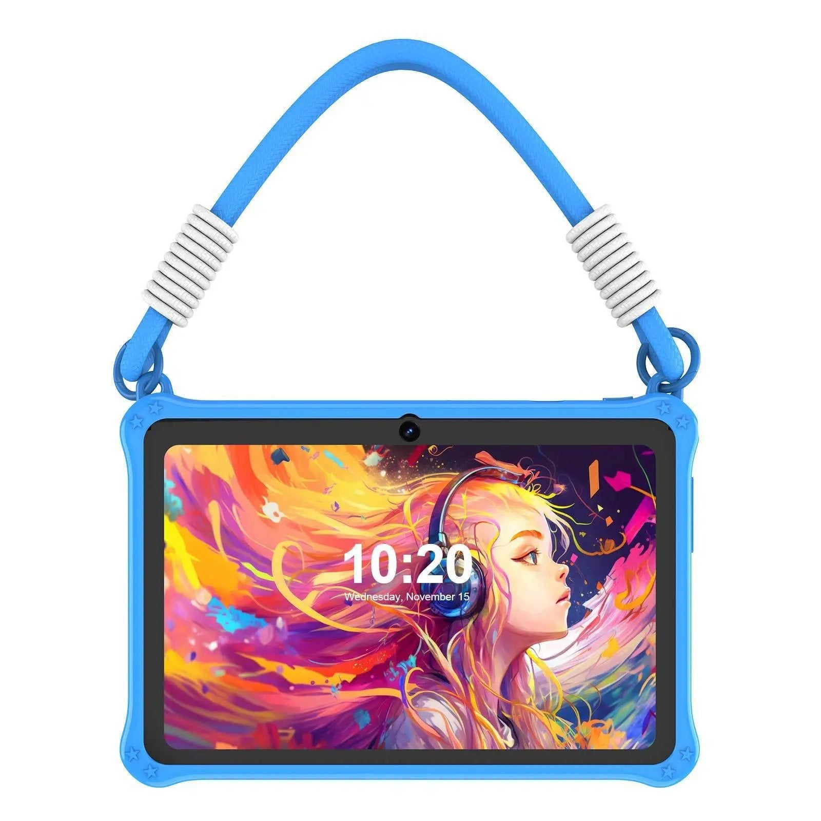 7-inch Children's Flat Strap Protective Silicone Case Blkhaven