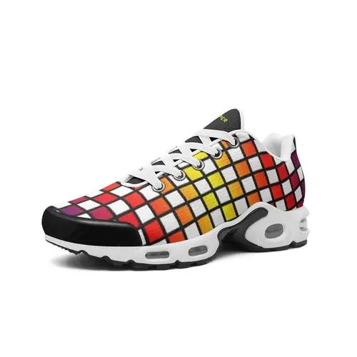 VIPER SHOES STYLE 55TT Abstract Cube Unisex Mesh Tech Eco-Flex Fuchsia Rosemary
