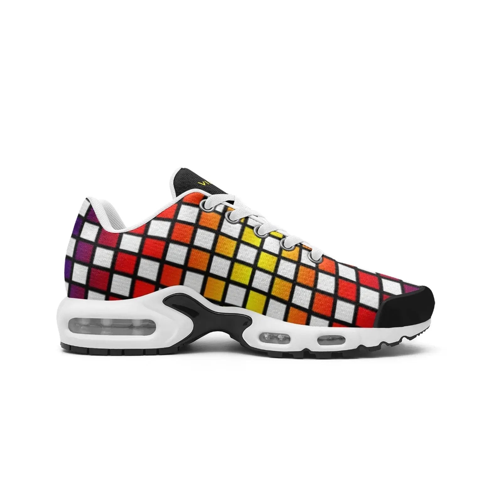 VIPER SHOES STYLE 55TT Abstract Cube Unisex Mesh Tech Eco-Flex Fuchsia Rosemary