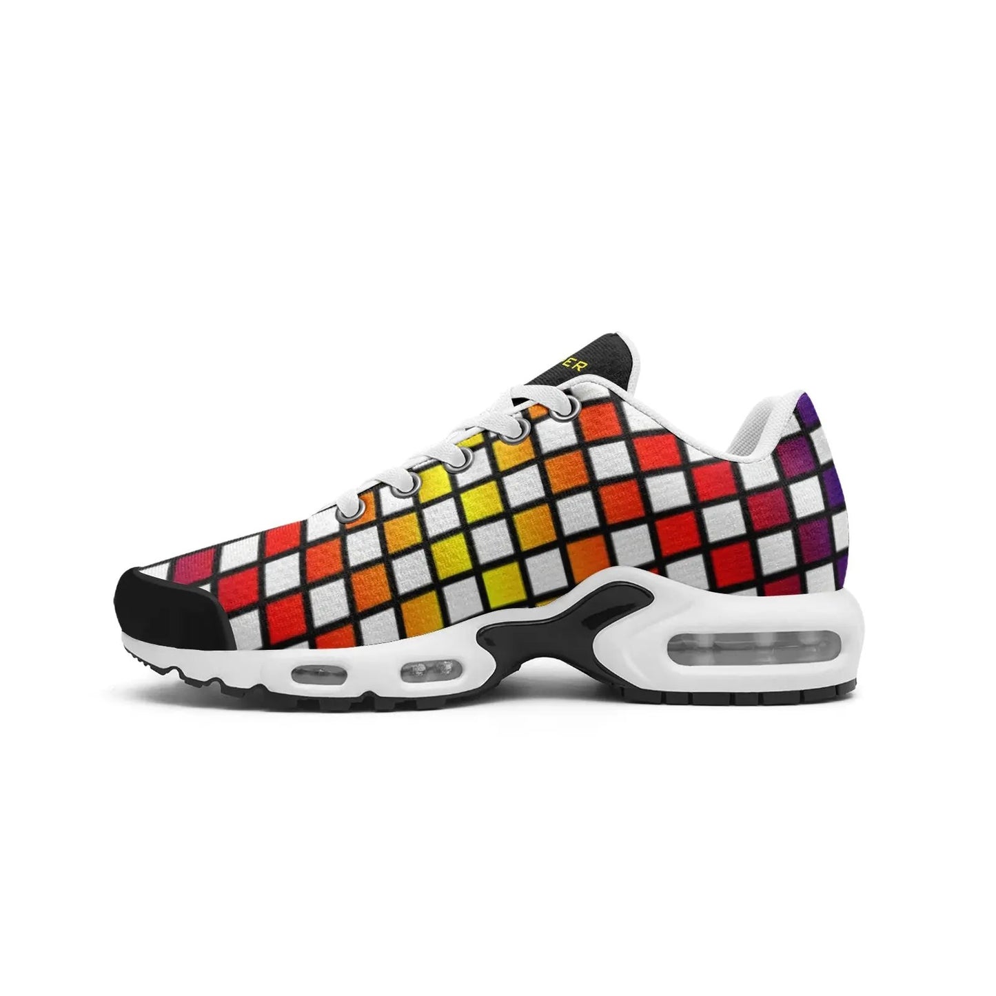 VIPER SHOES STYLE 55TT Abstract Cube Unisex Mesh Tech Eco-Flex Fuchsia Rosemary