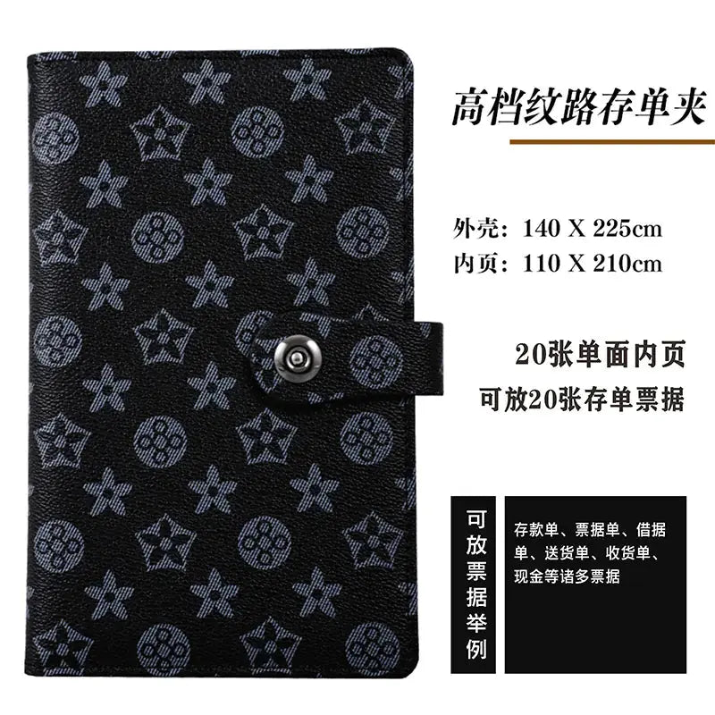 New Leather Textured Bank Document Organizer Wallet Blkhaven