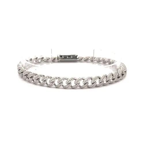 CAMEO 8MM CUBAN BRACELET | 963571 Lilac Quartz