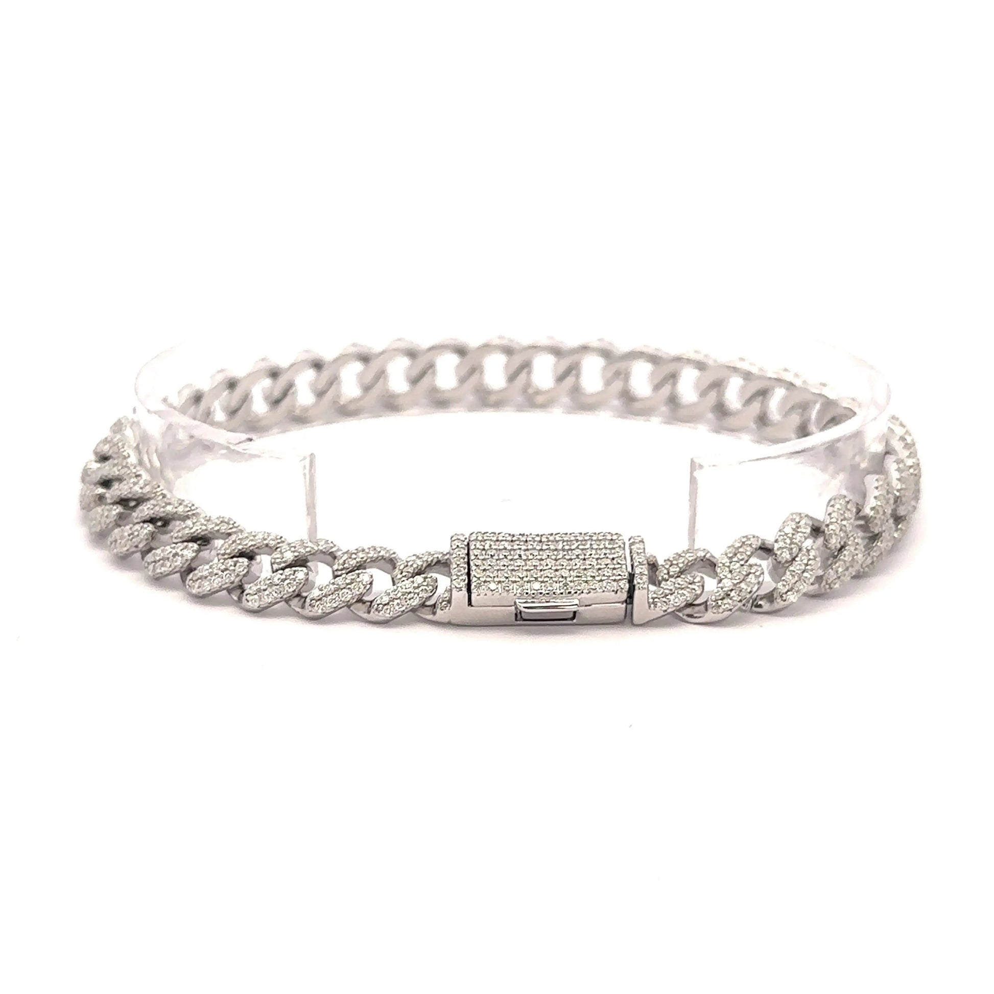 CAMEO 8MM CUBAN BRACELET | 963571 Lilac Quartz