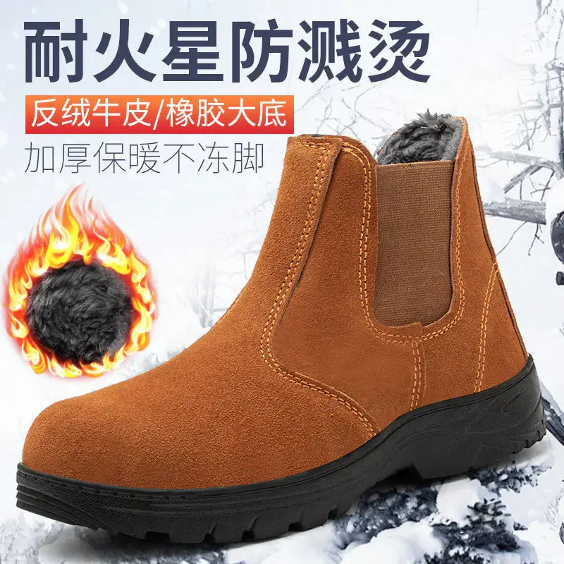 Winter Safety Work Boots with Steel Toe and Insulation Blkhaven