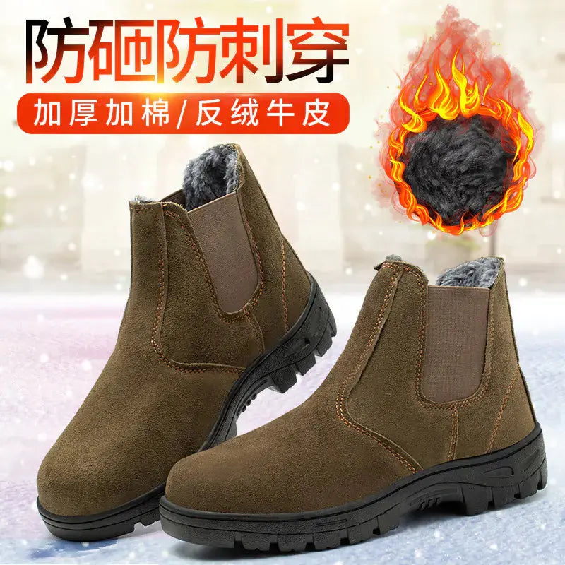 Winter Safety Work Boots with Steel Toe and Insulation Blkhaven
