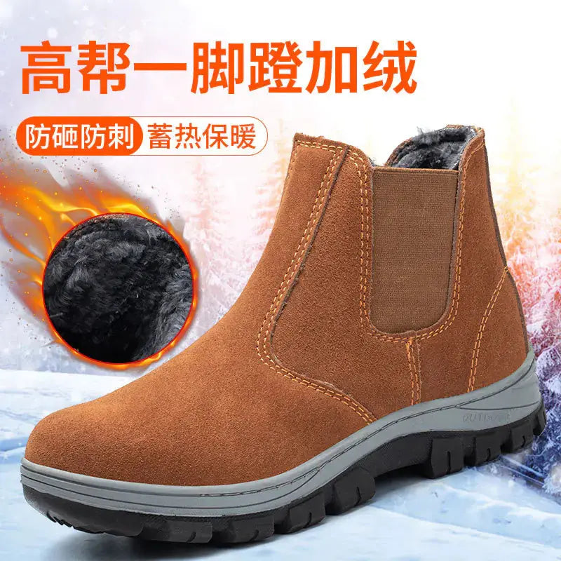 Winter Safety Work Boots with Steel Toe and Insulation Blkhaven