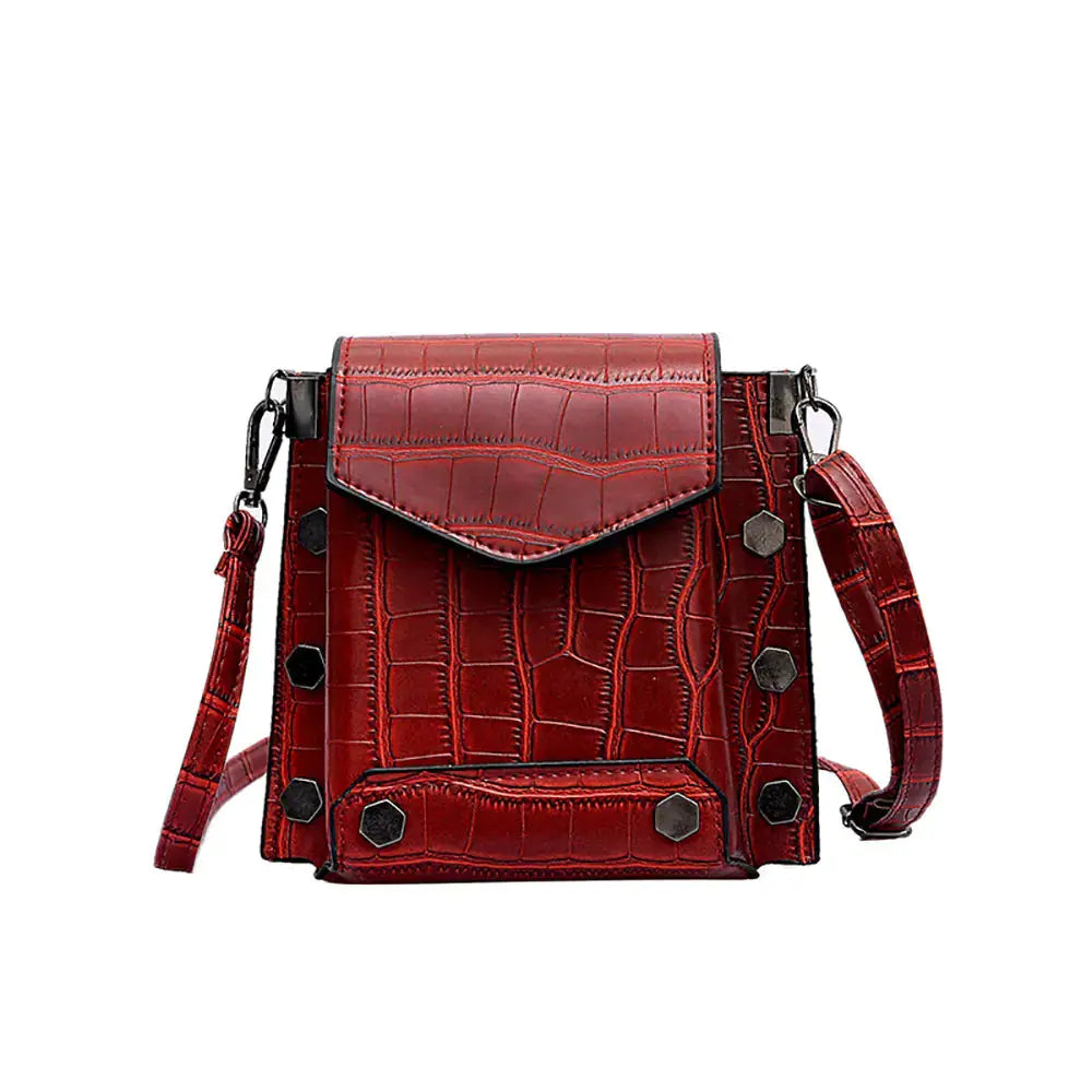 Spring 2019 Crocodile Pattern Crossbody Bag for Women Blkhaven