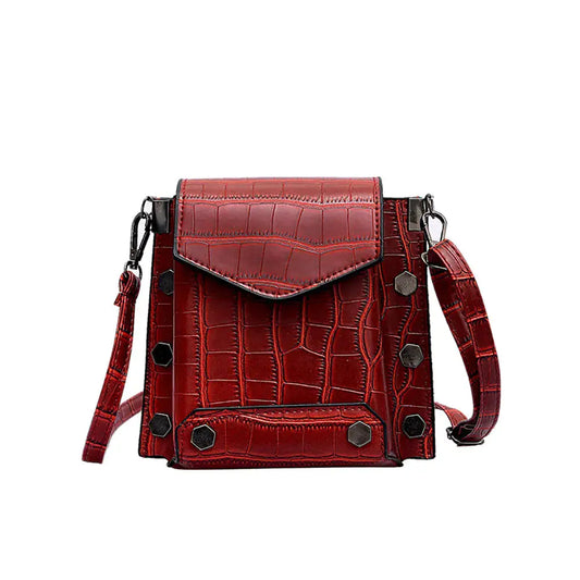 Spring 2019 Crocodile Pattern Crossbody Bag for Women Blkhaven