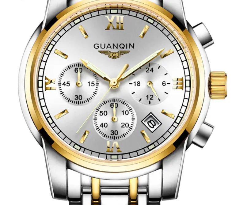 Luminous Steel Band Outdoor Sports Watch Blkhaven