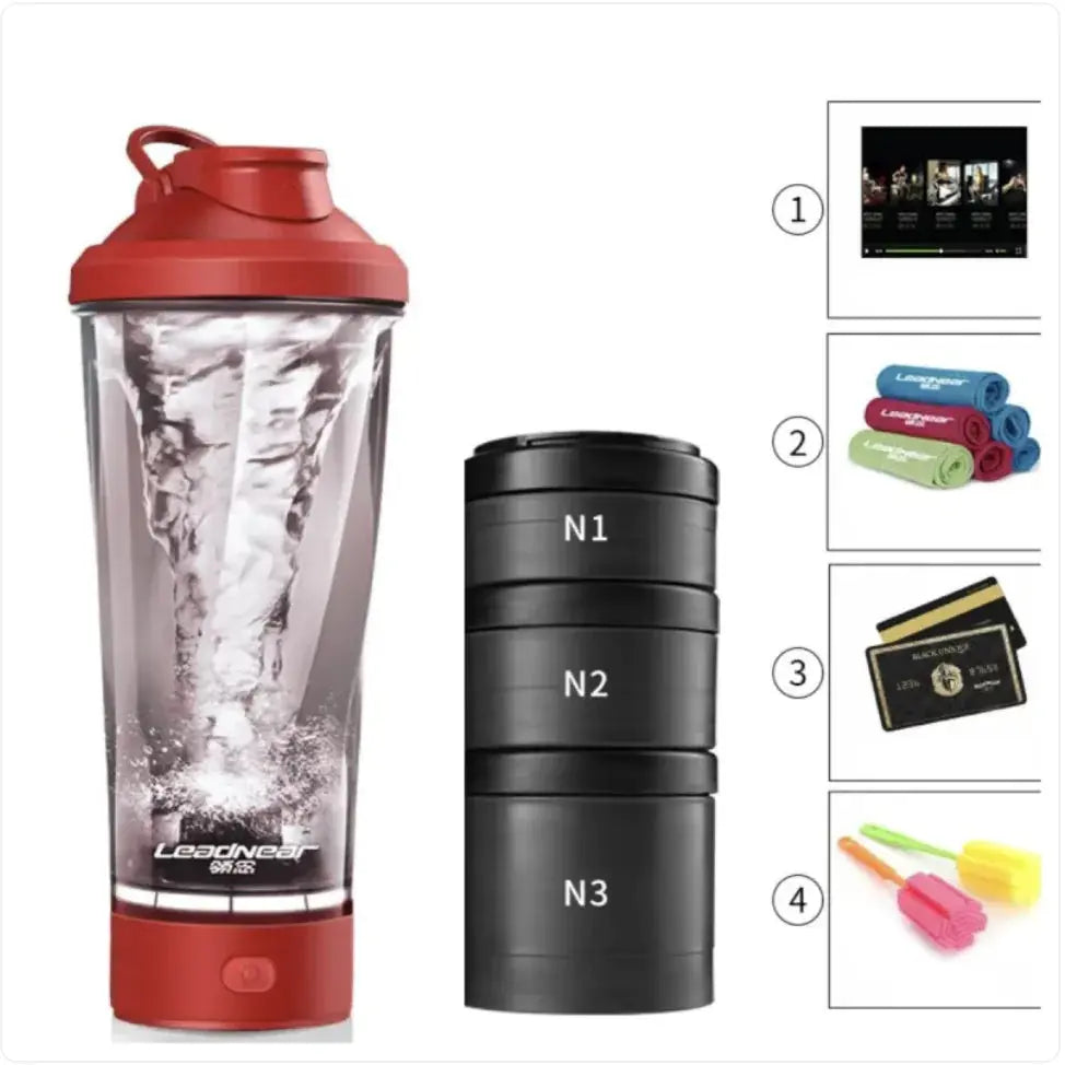 Portable Protein Shaker Bottle Blkhaven