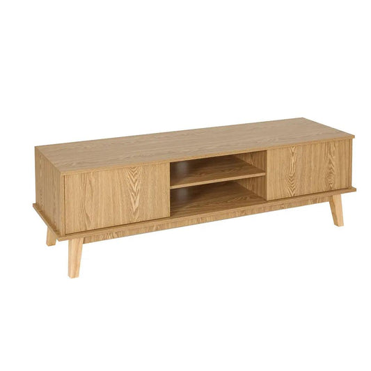 NNEDSZ TV Cabinet Entertainment Unit Stand Storage Shelves TV Unit 140CM-0