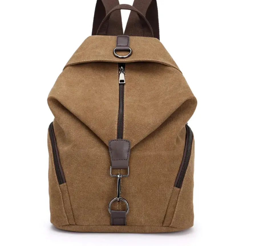 College Style Canvas Backpack and Tote Bag Blkhaven