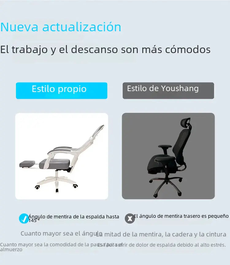 Ergonomic Reclining Office Chair for Comfort Blkhaven