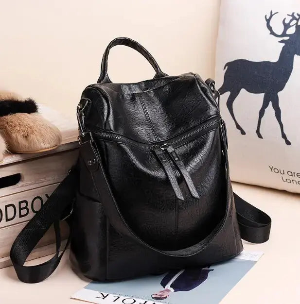 Women's Backpack - Dual Shoulder Bag Blkhaven