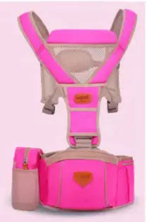 Baby Front Carrier Waist Stool, Multifunctional Design Blkhaven