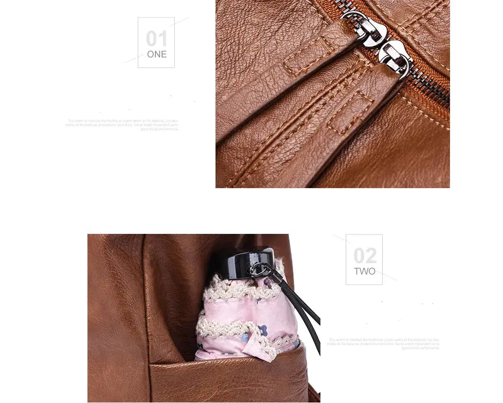 Women's Backpack - Dual Shoulder Bag Blkhaven