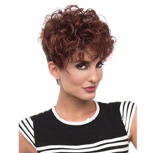 Wholesale Short Curly Women's Synthetic Wigs Blkhaven