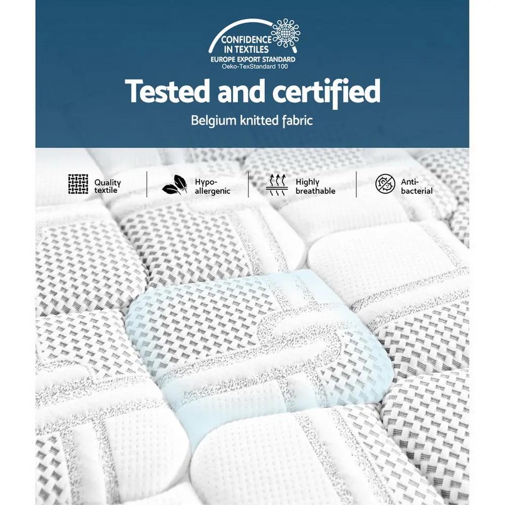 NNEDSZ Bedding Luna Euro Top Cool Gel Pocket Spring Mattress 36cm Thick ? Single-4