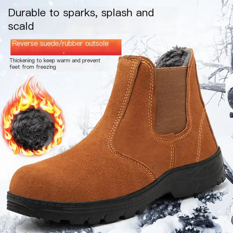 Winter Safety Work Boots with Steel Toe and Insulation Blkhaven