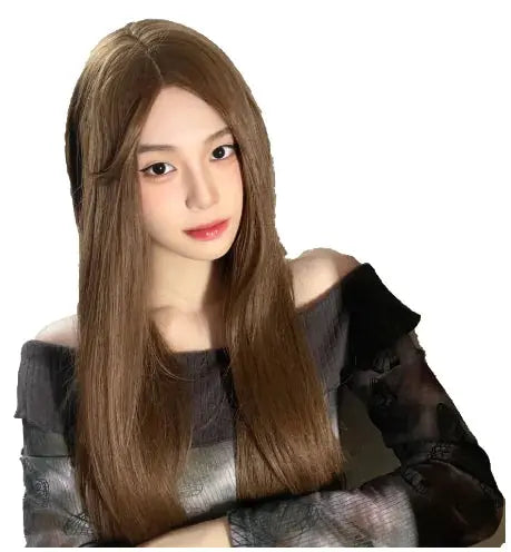 Human Hair Wig - Hair Essence, Long Straight Lace Wig (One) Blkhaven