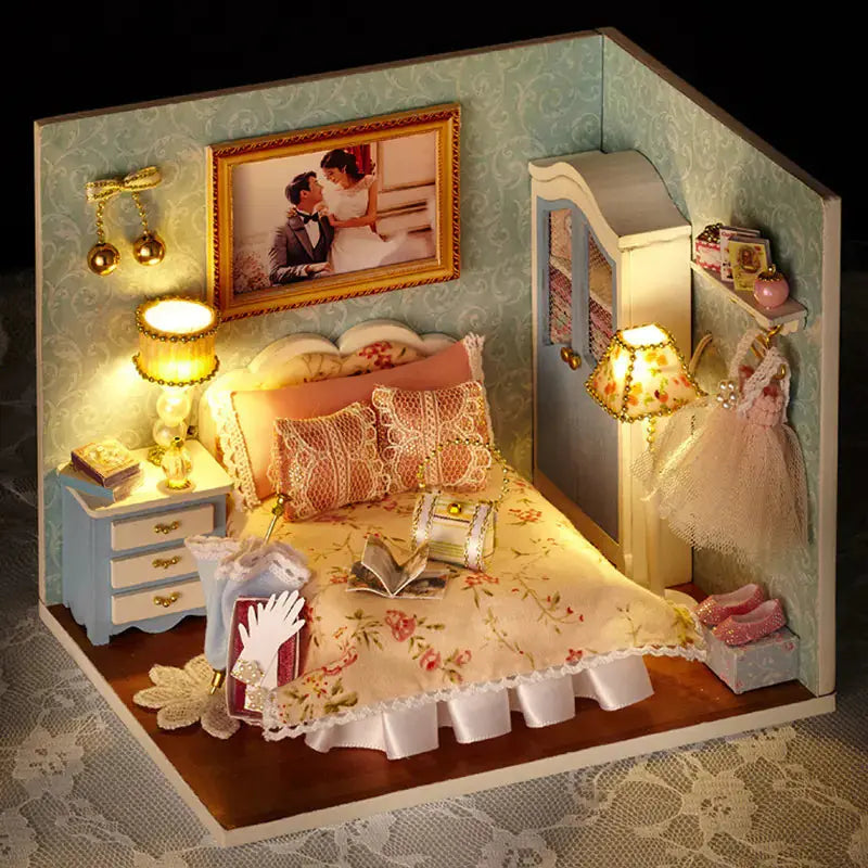DIY Wooden House Puzzle Kit Blkhaven