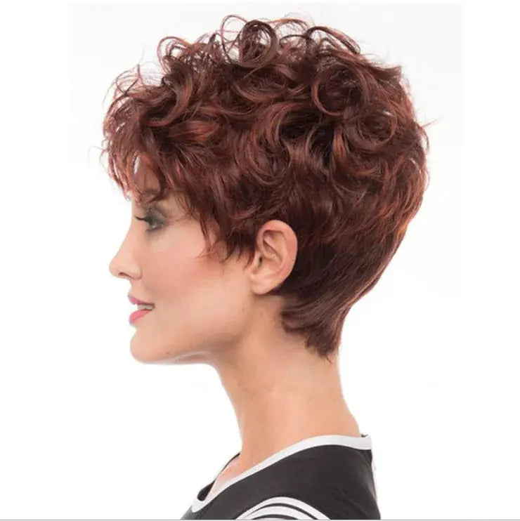 Wholesale Short Curly Women's Synthetic Wigs Blkhaven