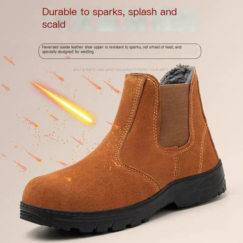 Winter Safety Work Boots with Steel Toe and Insulation Blkhaven
