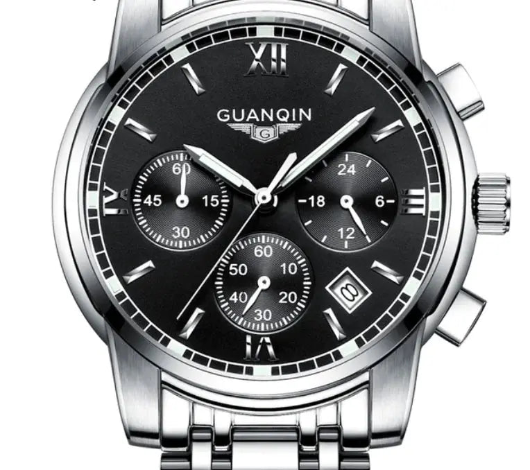 Luminous Steel Band Outdoor Sports Watch Blkhaven
