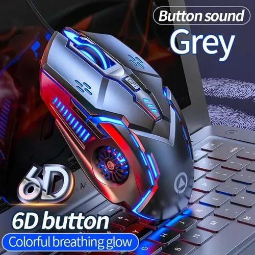 Dragon 6 Buttons 3200 DPI Gaming Mouse Yellow Pandora