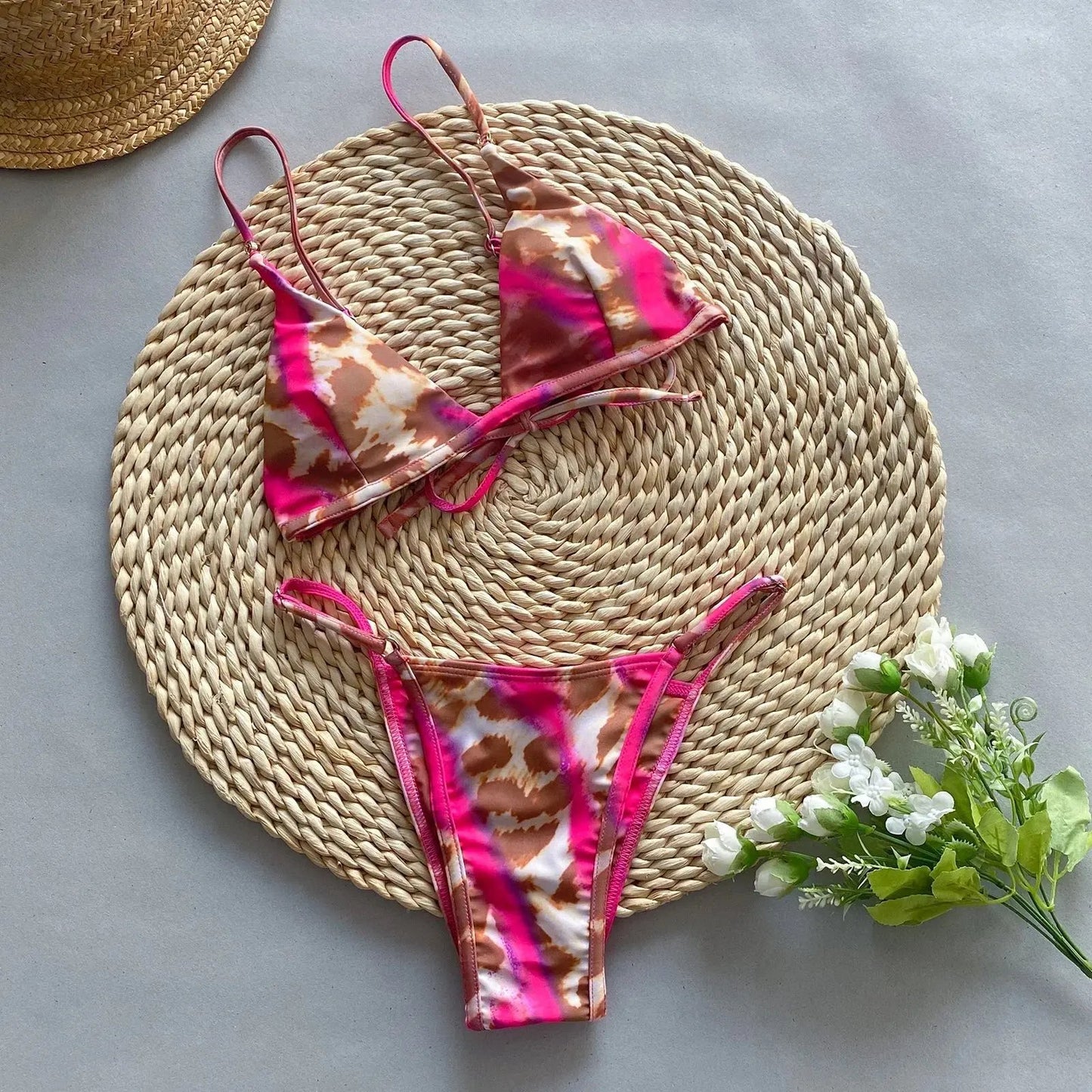 Classy Lady four Piece swimsuit Raspberry Eurybia