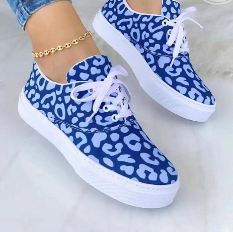 2022 Fashion Graffiti Women Sneakers Trainers Shoes Coffee Jasper