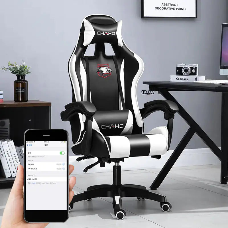 Ergonomic Gaming Office Chair with Adjustable Recline Blkhaven