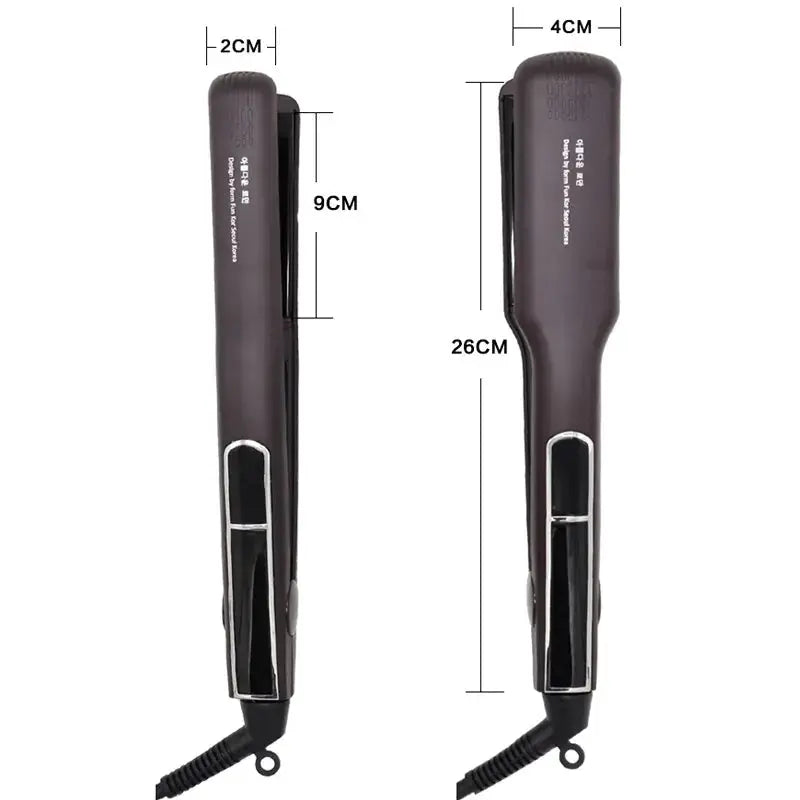 Ceramic Electric Hair Straightener and Curling Iron Blkhaven