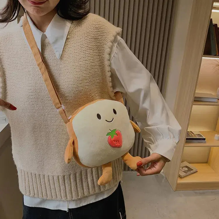 Cute Plush Messenger Bag for Fun and Style Blkhaven