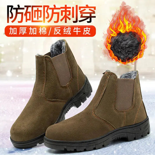 Winter Safety Work Boots with Steel Toe and Insulation Blkhaven