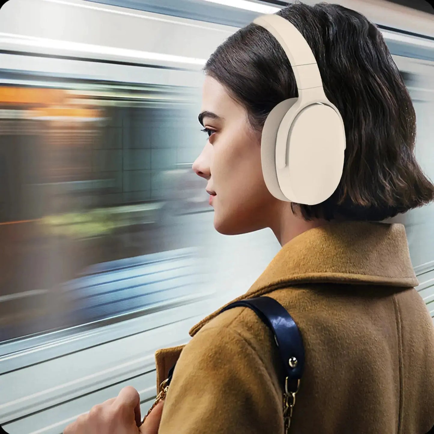 Foldable Wireless Bluetooth 5.1 Noise-Canceling Headphones Blkhaven