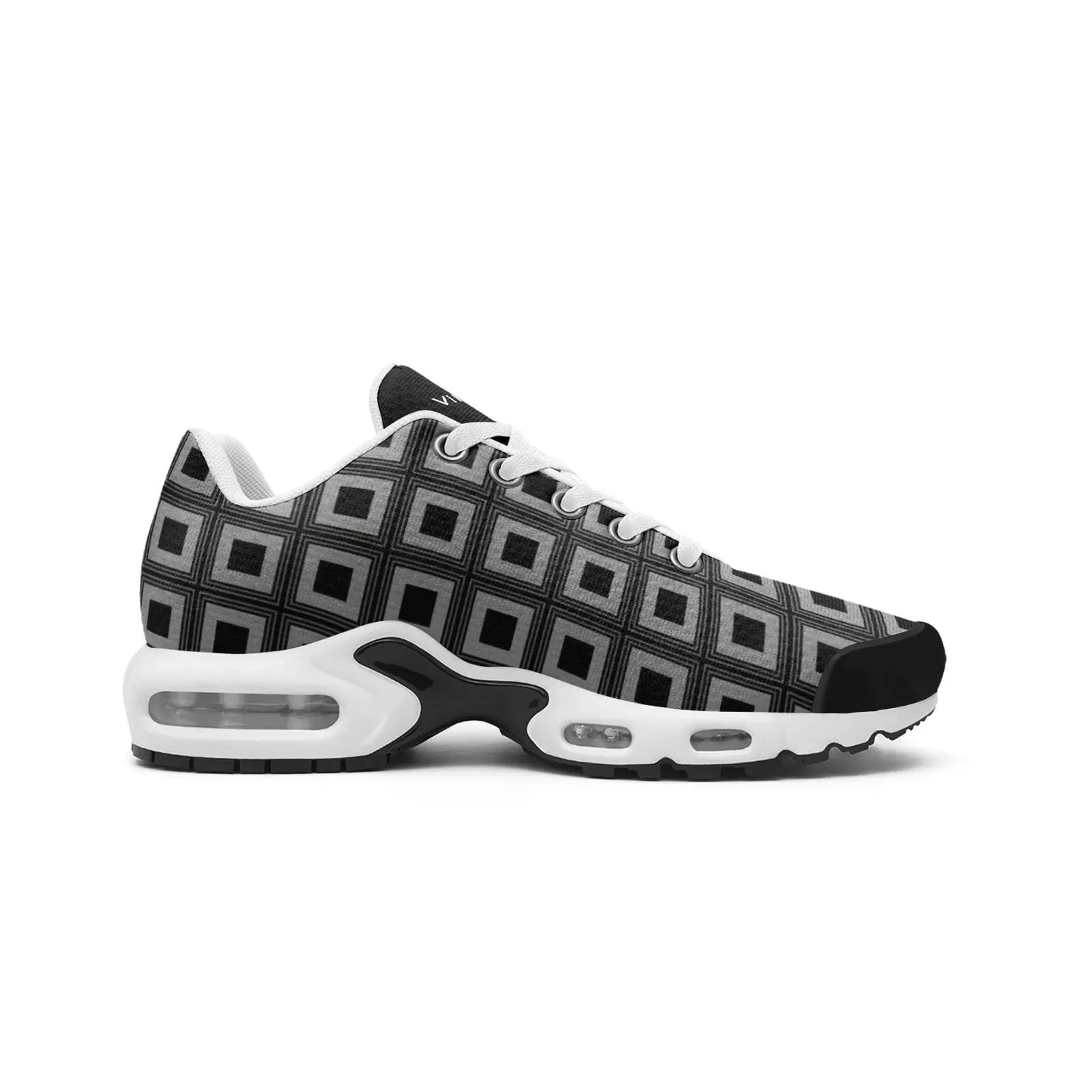 VIPER SHOES STYLE 55TT Multi Cube Abstract Black Unisex Mesh Tech Fuchsia Rosemary
