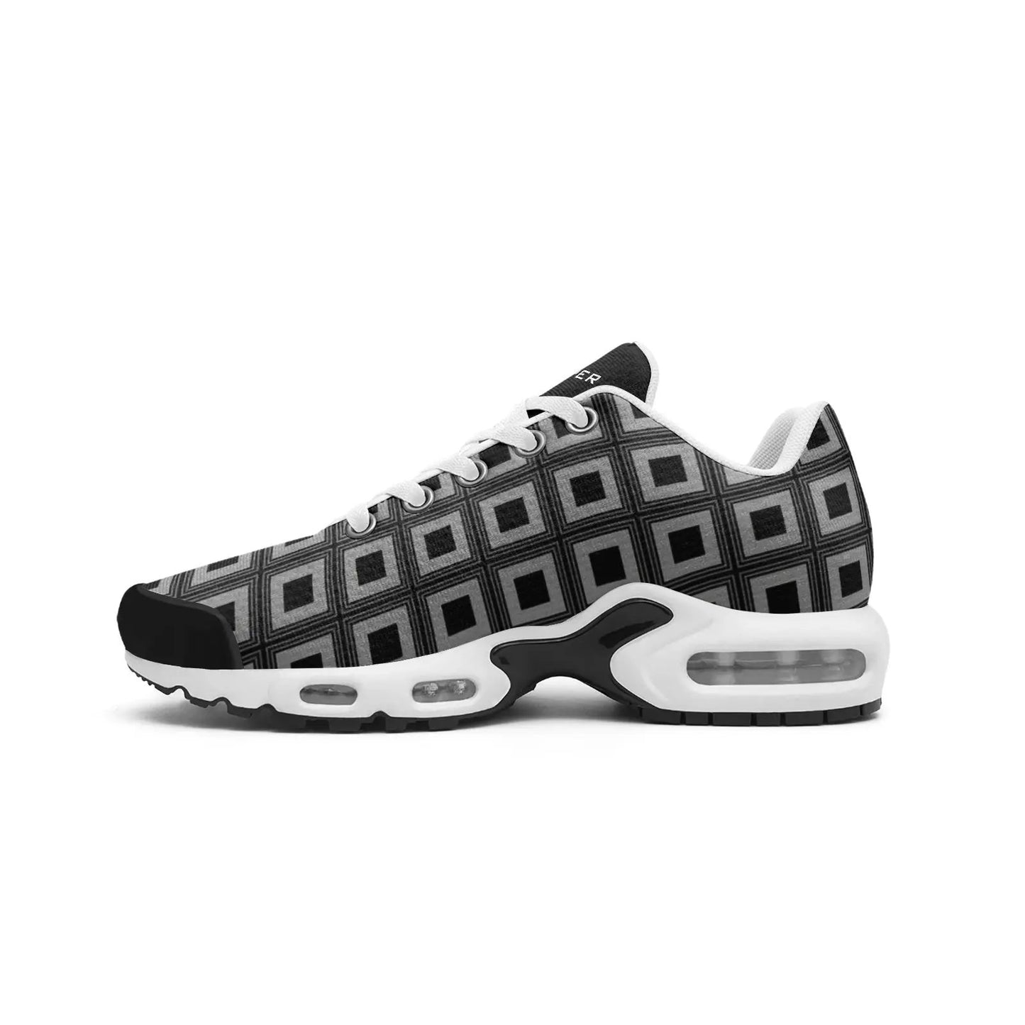 VIPER SHOES STYLE 55TT Multi Cube Abstract Black Unisex Mesh Tech Fuchsia Rosemary