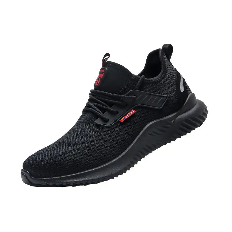 Men's Safety Shoes with Steel Toe, Lightweight & Slip-Resistant Blkhaven