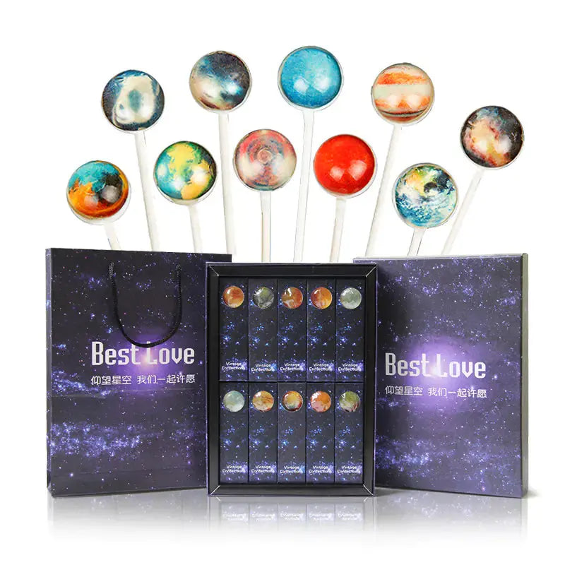 Creative Christmas Candy Star Lollipops Gift for Friends Blkhaven