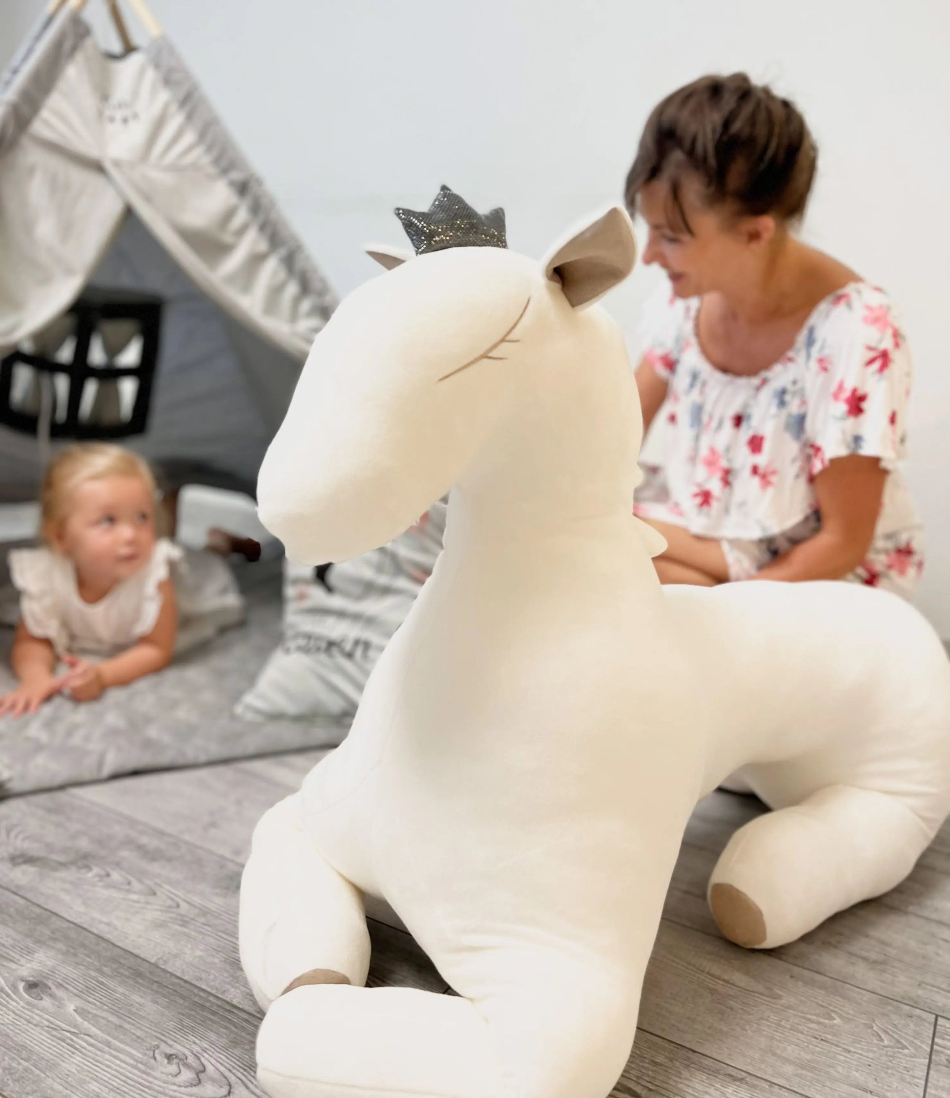 XXL Soft Toy "Wingless pegasus" Ochre Ares