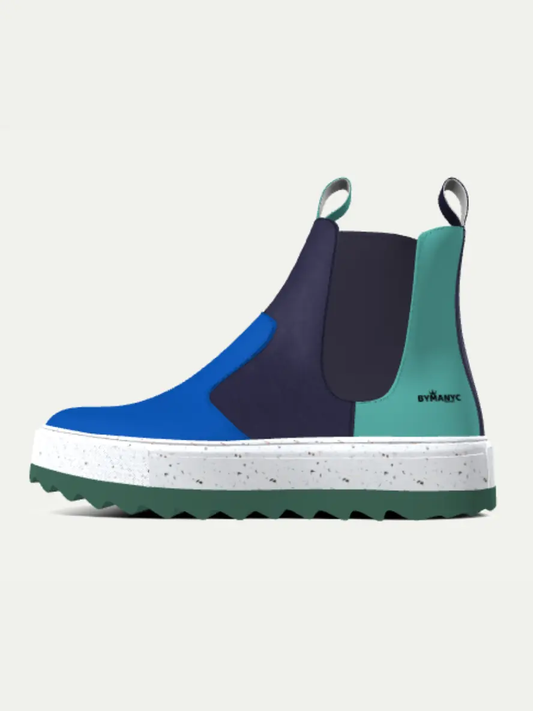 Luxury Boots BYMANYC ® HUDSON STROLL (Unisex) White Chaos